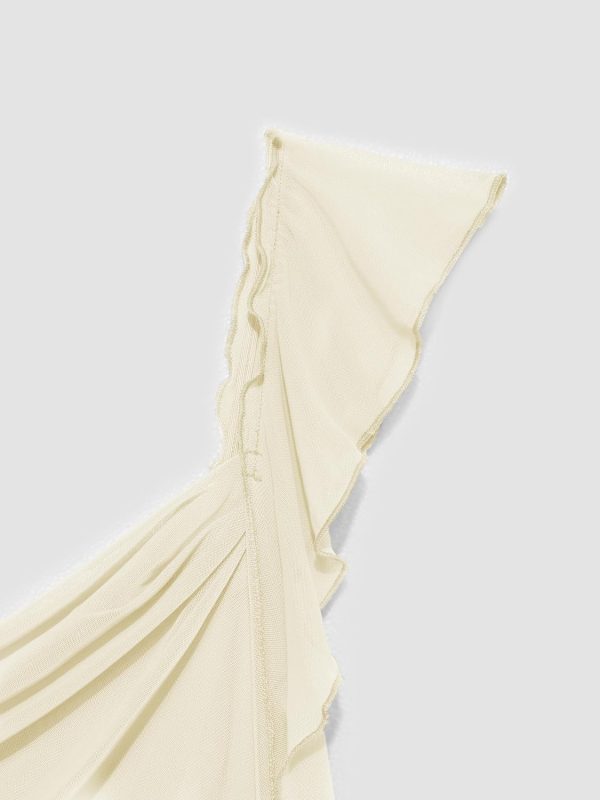 CIDER Formal Dresses for Women Wedding Guest Dresses Summer Maxi Dress Sleeveless Mesh Ruffle Cocktail Bodycon Dresses 2025 - Image 13