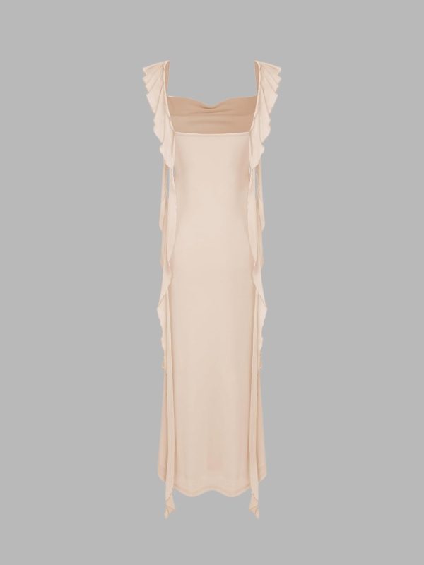 CIDER Formal Dresses for Women Wedding Guest Dresses Summer Maxi Dress Sleeveless Mesh Ruffle Cocktail Bodycon Dresses 2025 - Image 22