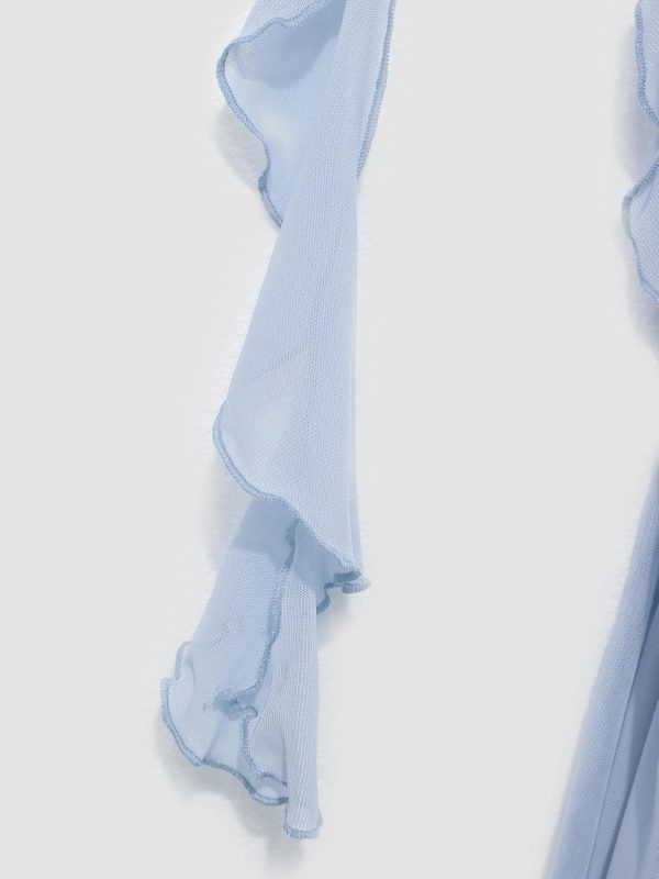 CIDER Formal Dresses for Women Wedding Guest Dresses Summer Maxi Dress Sleeveless Mesh Ruffle Cocktail Bodycon Dresses 2025 - Image 29