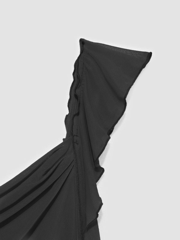 CIDER Formal Dresses for Women Wedding Guest Dresses Summer Maxi Dress Sleeveless Mesh Ruffle Cocktail Bodycon Dresses 2025 - Image 33